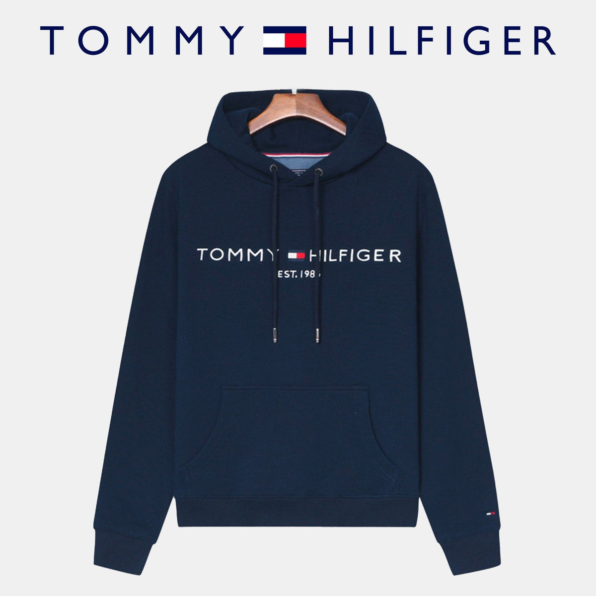 TH-hoodie för män (utförsäljning)