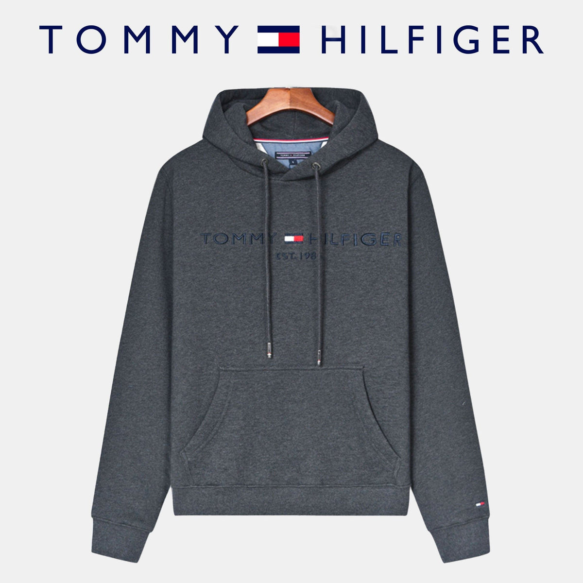 TH-hoodie för män (utförsäljning)