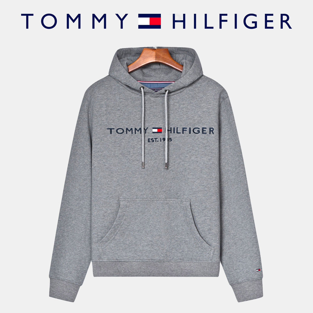TH-hoodie för män (utförsäljning)