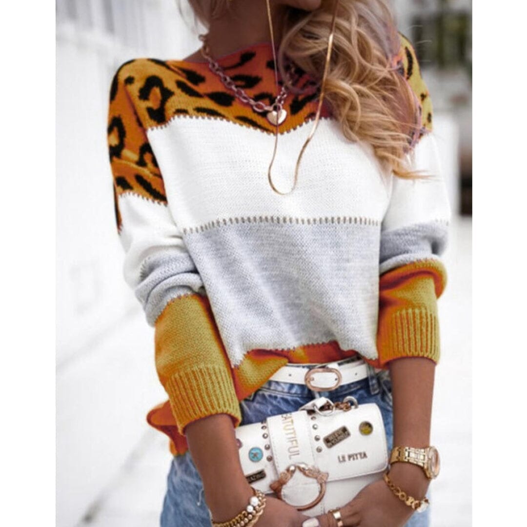 Usha | Cozy Sweater women sweater Minha loja Yellow S 