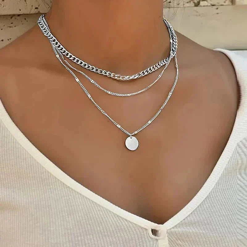 Various delicate necklaces Minha loja 6 - Prata 