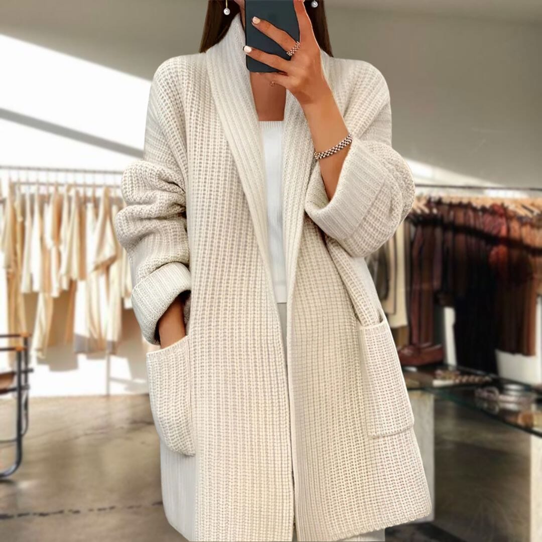 Vogue™ | Elegant Cardigan Minha loja Beige 