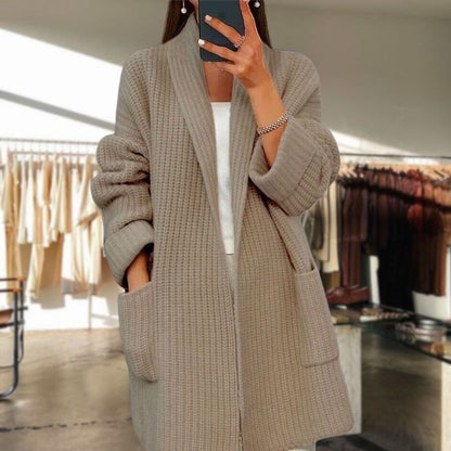 Vogue™ | Elegant Cardigan Minha loja Khaki 