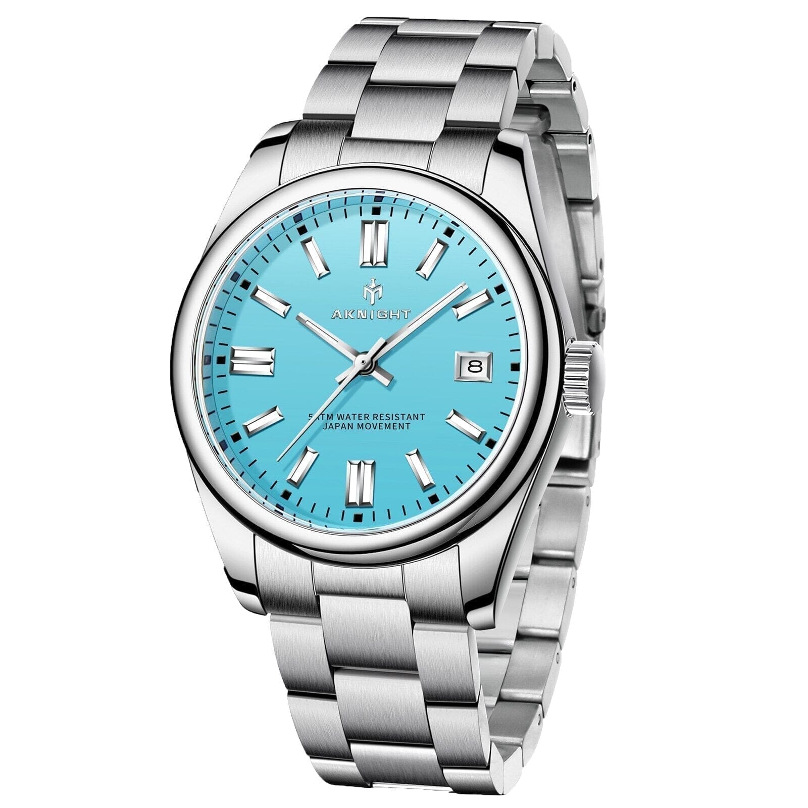 Watch Poedagar Aknight Relogio 01 Minha loja Tiffany blue 