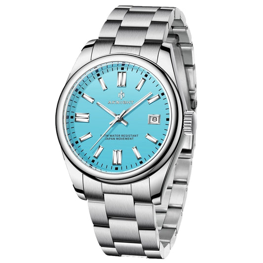 Watch Poedagar Aknight Relogio 01 Minha loja Tiffany blue 