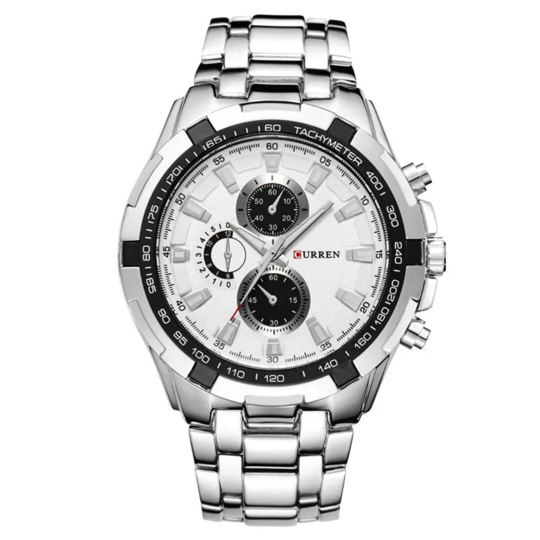Watch Poedagar Enigmatic Relogio 10 Minha loja Silver White 