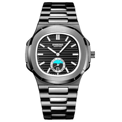 Watch Poedagar Nautilus Carbon Relogio 25 Minha loja Nautilus Carbon Black 