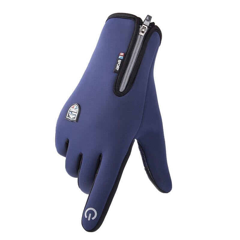 Waterproof velvet gloves - Never suffer from freezing hands again Minha loja Blue M 