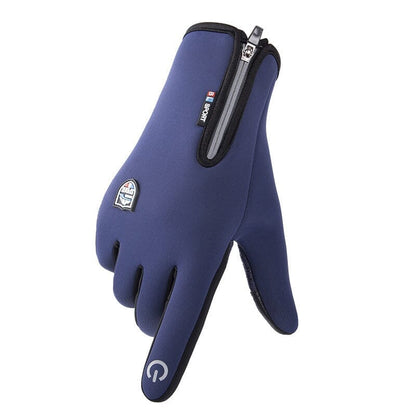 Waterproof velvet gloves - Never suffer from freezing hands again Minha loja Blue M 