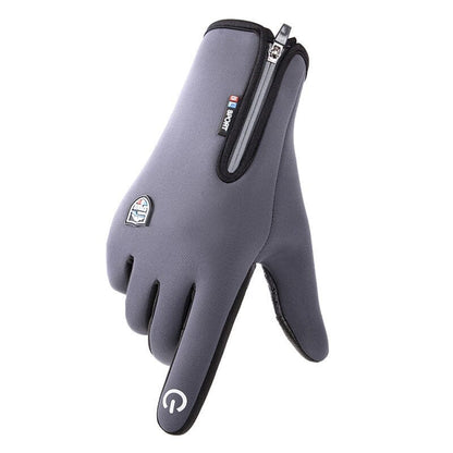 Waterproof velvet gloves - Never suffer from freezing hands again Minha loja Grey M 