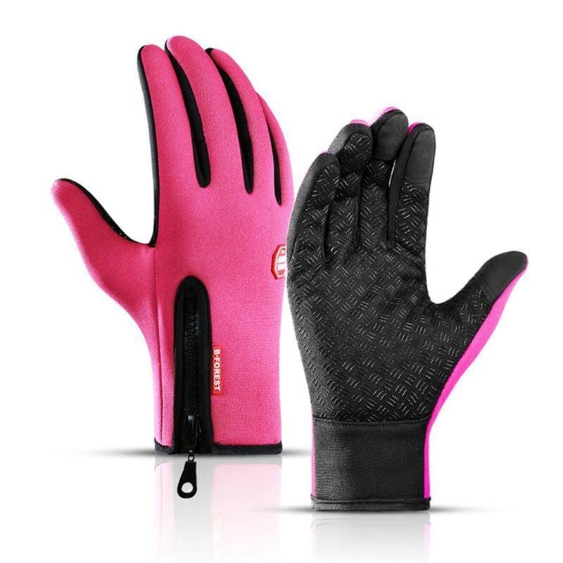 Waterproof velvet gloves - Never suffer from freezing hands again Minha loja Pink M 