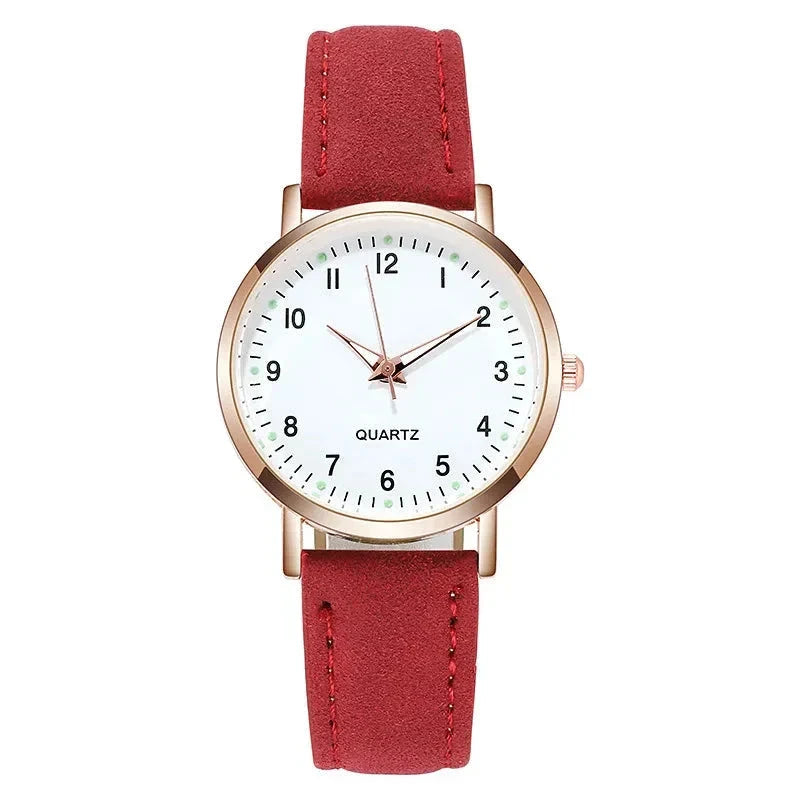 Women's Wrist Watch Relógio de Pulso Feminino Minha loja Red 